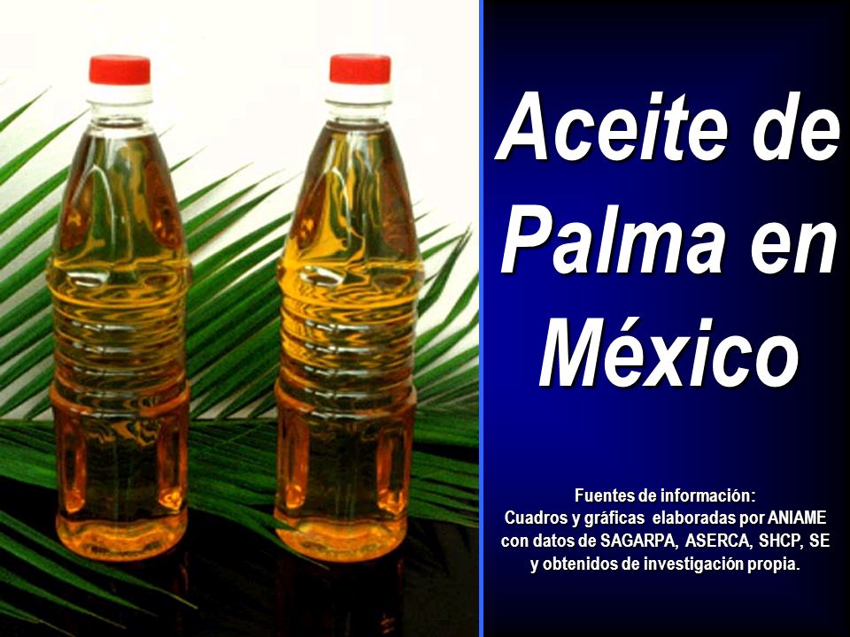 Aceite de palma precio